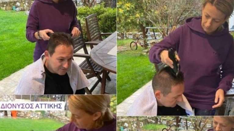 Κορονοϊός: Μένει και... κουρεύεται σπίτι ο Στέλιος Πέτσας - Το μήνυμά του