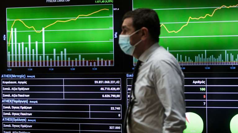 Χρηματιστήριο Αθηνών: Εκρηκτική άνοδος 5,68% με τα βλέμματα στραμμένα στις εξελίξεις στην Ουκρανία