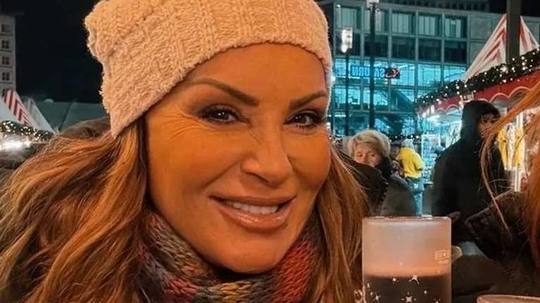 Ναταλία Γερμανού: Χαμογελαστή στο χιονισμένο Βερολίνο