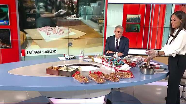 Βάψιμο αυγών on air: Η Ανθή Βούλγαρη τήρησε το έθιμο στο πλατό του Mega