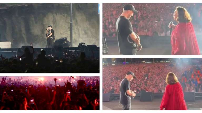 Ο ΛΕΞ πλημμύρισε το ΟΑΚΑ: Πάνω από 60.000 στην πρώτη συναυλία - Η εμφάνιση έκπληξη της Χαρούλας Αλεξίου [εικόνες - βίντεο]