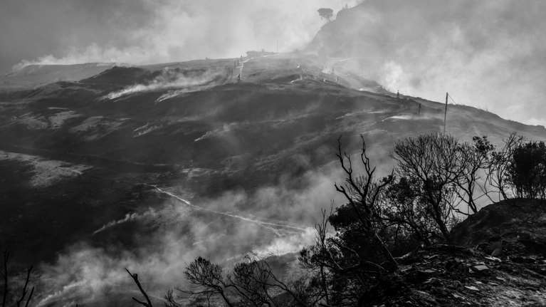 Φωτιά σε Πάτρα και Χίο: Μάχη με τις αναζωπυρώσεις -  112 για εκκένωση περιοχών και 2 προσαγωγές
