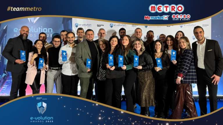 Δέκα διακρίσεις για τα e-shop των METRO Cash &amp; Carry και My market στα e-volution Awards 2025