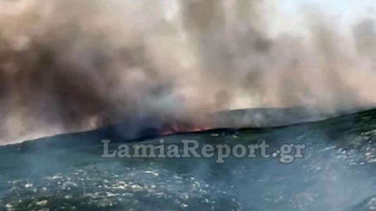 Σε δύο μέτωπα η φωτιά στο Πετρωτό Δομοκού - Μαίνεται στη Σαμοθράκη - Μάχη με ισχυρούς ανέμους και το δύσβατο του εδάφους