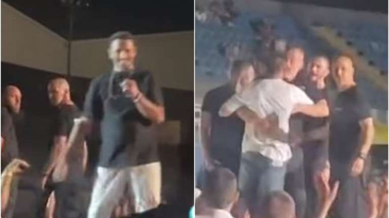 Επεισόδιο σε συναυλία του Νίκου Βέρτη: Η ασφάλεια του τραγουδιστή πέταξε θαυμαστή από τη σκηνή [βίντεο]