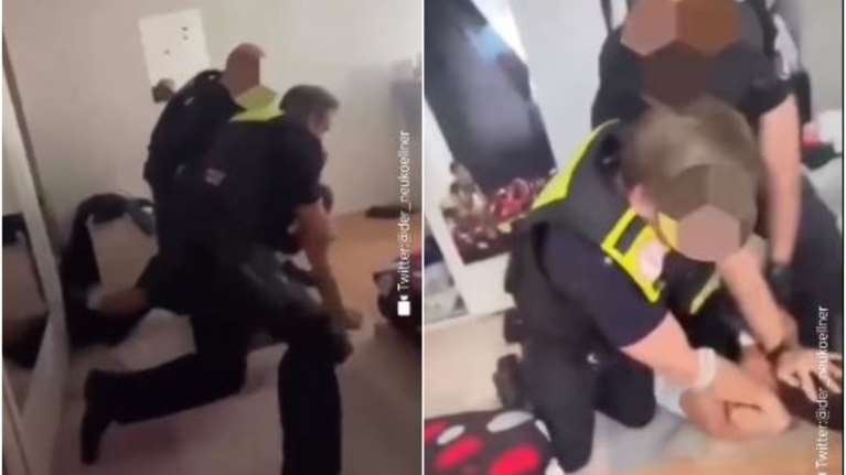 Γερμανία: Σάλος για τη βίαιη σύλληψη πατέρα μπροστά στα παιδιά του - "Δεν χρειάζεται να χτυπάτε" [Βίντεο]