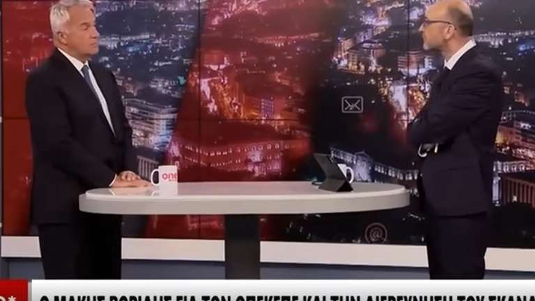 &quot;Δεν είστε μέλος της παρατάξεως;&quot;: H έκπληξη Βορίδη όταν ο δημοσιογράφος Ζαχαρός λέει ότι δεν είναι εγγεγραμμένος στη ΝΔ