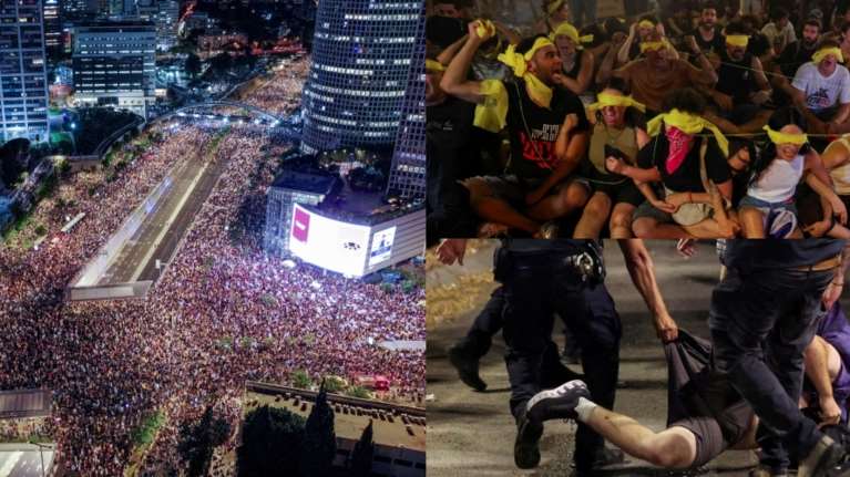 "Βράζει" το Ισραήλ: Κατέβηκαν στους δρόμους μετά τους 6 νεκρούς ομήρους- "Εκεχειρία τώρα"- Επεισόδια, φωτιές και ξύλο