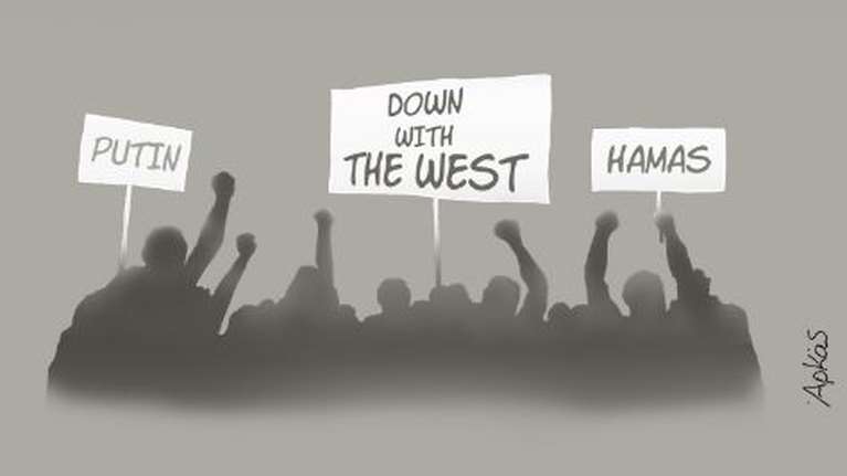 Το σκληρό μήνυμα του Αρκά για τους πολέμους [σκίτσο]