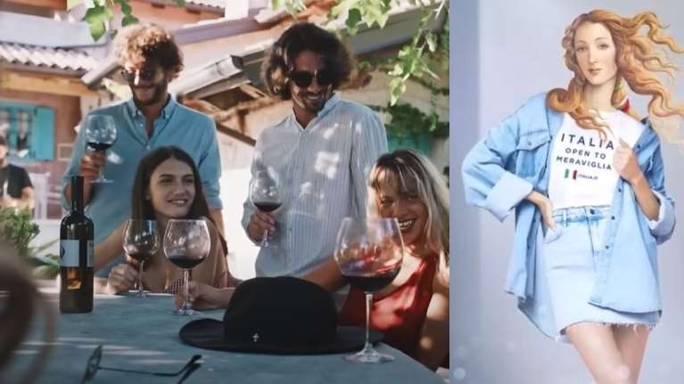 Ιταλία: Γκάφα του υπ. τουρισμού με το σποτ που δείχνει... Σλοβενία - Φόρεσαν μίνι φούστα στην &quot;Αφροδίτη&quot; που τρώει πίτσα