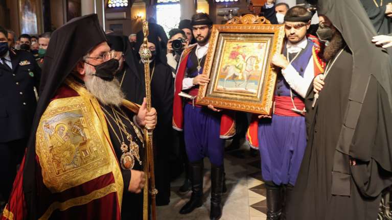 Κρήτη: Η τελετή Ενθρόνισης του νέου Αρχιεπισκόπου Κρήτης, παρουσία Μητσοτάκη και Ανδρουλάκη