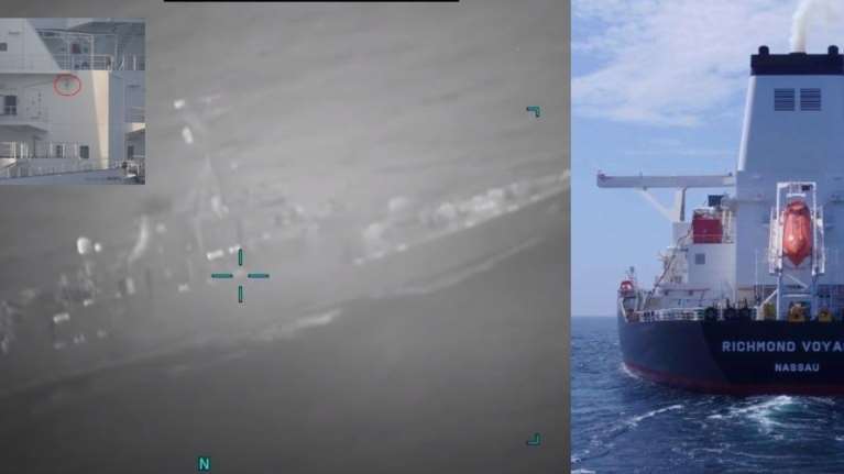 Θρίλερ στον Κόλπο του Ομάν: Βίντεο ντοκουμέντο από την επίθεση με πυρά των Ιρανών στο ελληνόκτητο τάνκερ