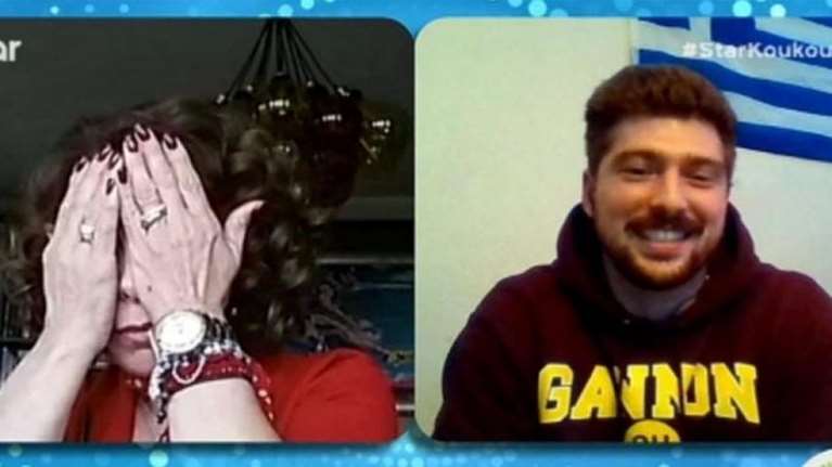 Βούλα Πατουλίδου: Κλαίει μόλις βλέπει ξαφνικά τον γιο της που σπουδάζει στην Αμερική [βίντεο]