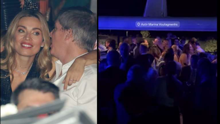 Μαριέττα Χρουσαλά - Λέων Πατίτσας: Το glam party επετείου στο πολυτελές γιοτ τους με το τζακούζι