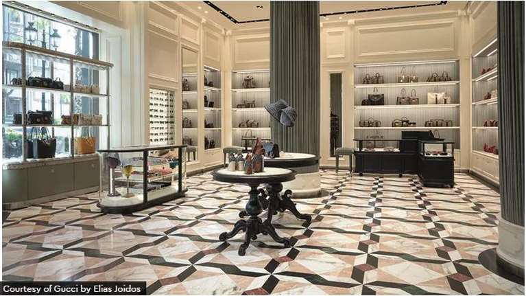 Φωτογραφίες από το νέο κατάστημα Gucci στην Αθήνα