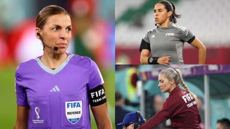 Μουντιάλ 2022: Η Γαλλίδα, η Βραζιλιάνα και η Μεξικανή που γράφουν ιστορία - Διαιτητικό τρίο σε αγώνα Μουντιάλ