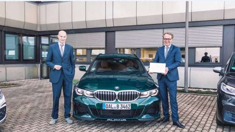 H ΒΜW ALPINA B3 τιμήθηκε με το τίτλο "Γερμανικό Αυτοκίνητο της Χρονιάς 2021" στην κατηγορία "Performance"