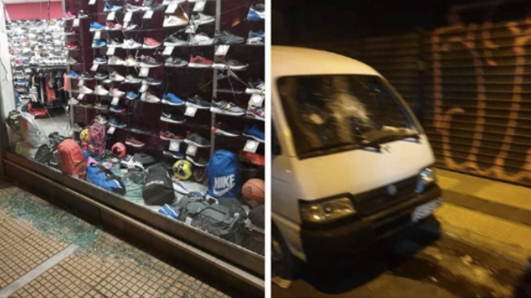 Νύχτα επεισοδίων στην Κυψέλη: Αντιεξουσιαστές έσπασαν βιτρίνες και πέταξαν μολότωφ