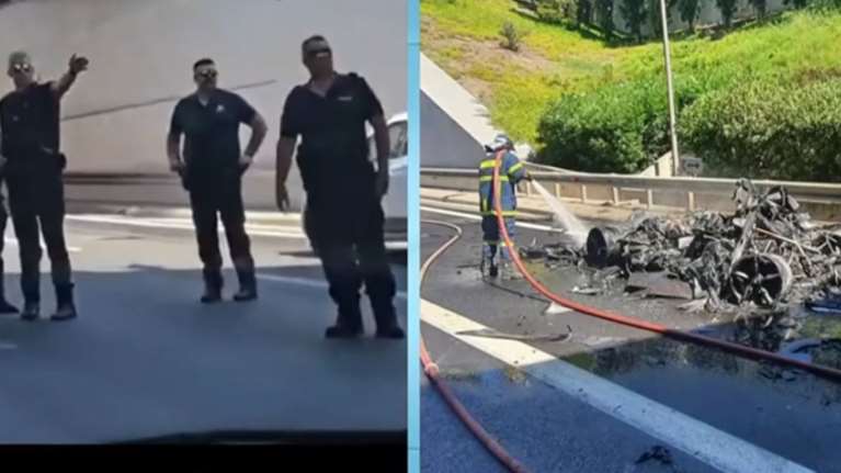 Στις φλόγες supercar 1,5 εκατ. ευρώ στην Αττική Οδό: Ισπανός που μένει στα Αραβικά Εμιράτα  ο ιδιοκτήτης του