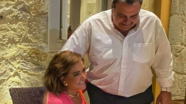Ντόρα Μπακογιάννη και Ισίδωρος Κούβελος: &quot;Χαιρόμαστε μαζί την κάθε ημέρα!&quot; [Εικόνες]