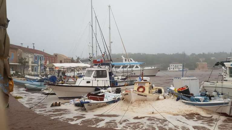 Τριάντα εννέα σκάφη βυθίστηκαν από την κακοκαιρία στην Ιθάκη