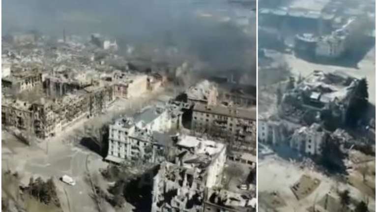 Στα ερείπια της Μαριούπολης: Βίντεο ντοκουμέντο με την απόλυτη καταστροφή μετά από εβδομάδες ρωσικών επιθέσεων