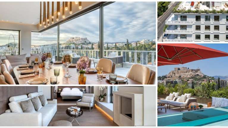 Αυτή είναι η υπερλούξ σουίτα που ζει ο Κασσελάκης με τον Τάιλερ - Η θέα στην Ακρόπολη και το μαρμάρινο τζακούζι