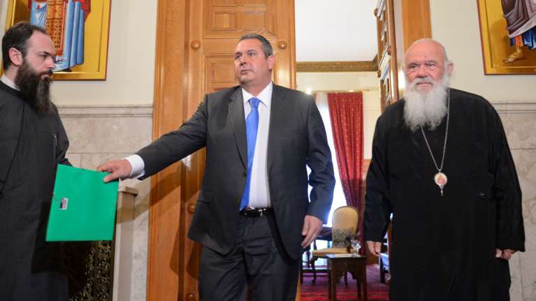 Νέα σκληρή επίθεση Καμμένου στην Αρχιεπισκοπή για την &quot;ειδική θεραπεία στον Ιερώνυμο&quot;- Ατόπημα