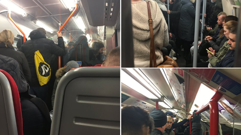 Κορονοϊός: Απίστευτες εικόνες από το μετρό του Λονδίνου - "Πατείς με πατώ σε" χωρίς μάσκες και γάντια