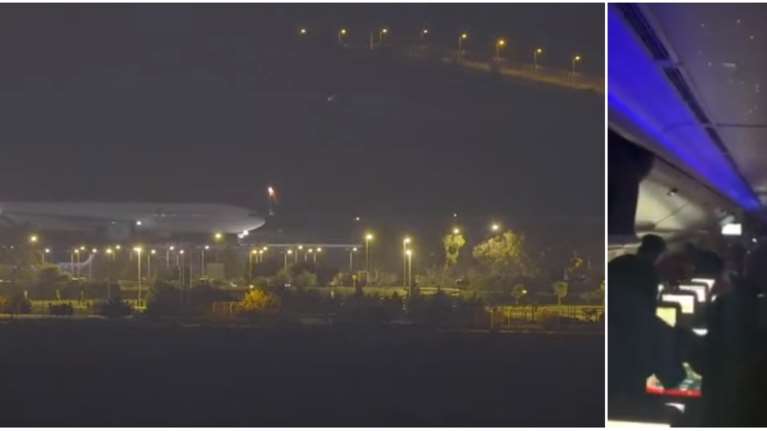 &quot;Ελ. Βενιζέλος&quot;: Βίντεο μέσα από το αεροπλάνο - Η πτήση για Νέα Υόρκη που επέστρεψε στην Αθήνα [βίντεο]