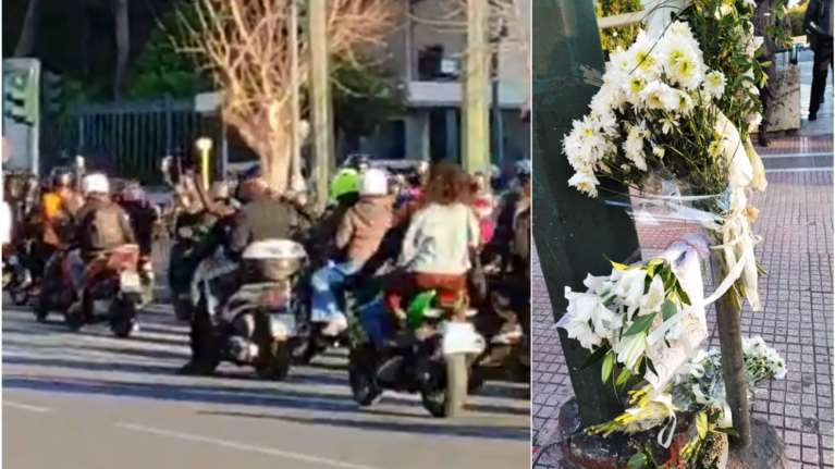 Τροχαίο στη Βουλή: Μοτοπορεία στο σημείο για τον Ιάσονα [Εικόνες - Βίντεο]