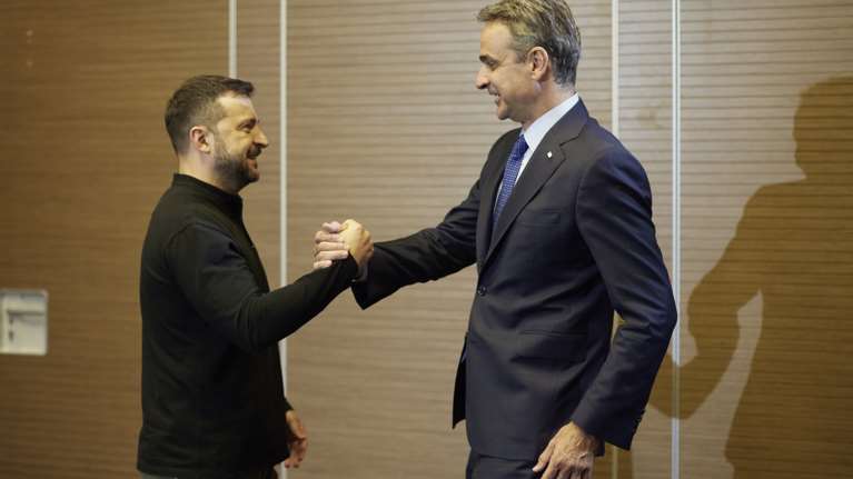 Συνάντηση Μητσοτάκη με Ζελένσκι στο Ντουμπρόβνικ [εικόνες]