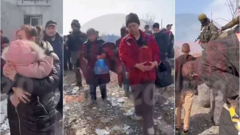 Δραματικές εικόνες: 120 άμαχοι έφυγαν από το Azovstal της Μαριούπολης - Ανάμεσά τους γυναίκες με μωρά και τραυματίες [Βίντεο]