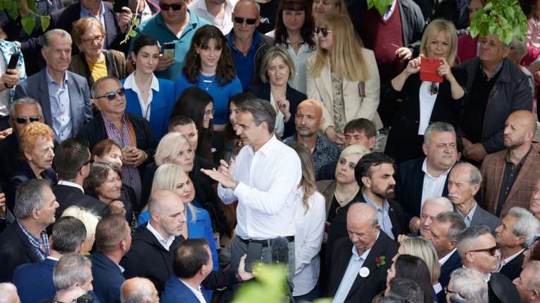 Μητσοτάκης: Να κλείσουμε τη χαραμάδα για διακυβέρνηση που θα έφερνε μαζί Τσίπρα, Ανδρουλάκη, Βαρουφάκη της &quot;Δήμητρας&quot;