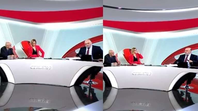 Με γυαλιά οράσεως η Ράνια Τζίμα στο δελτίο του Mega- Δεν της έγινε κοντινό [βίντεο]