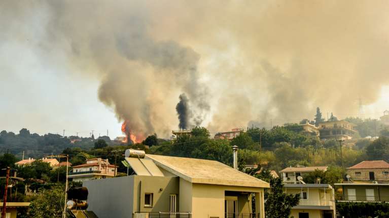 Βίντεο ντοκουμέντο εξετάζουν οι αρχές για τη φωτιά στα Άνω Συχαινά