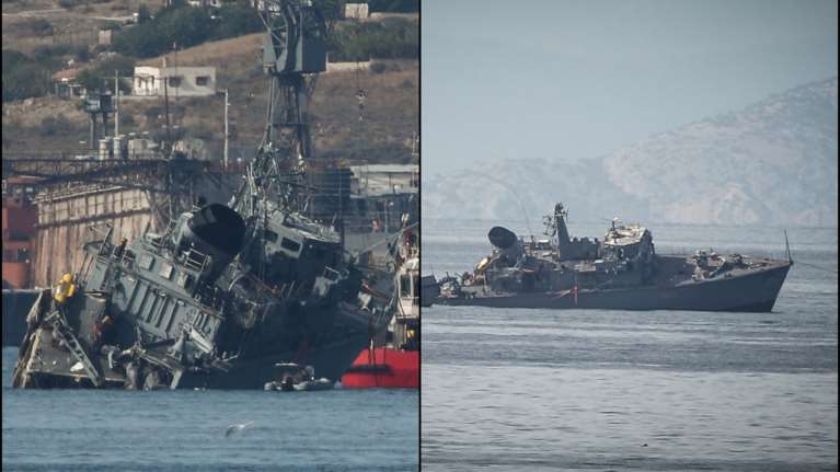 &quot;Καλλιστώ&quot;: Συγκλονιστικές εικόνες από το ατύχημα στο λιμάνι του Πειραιά