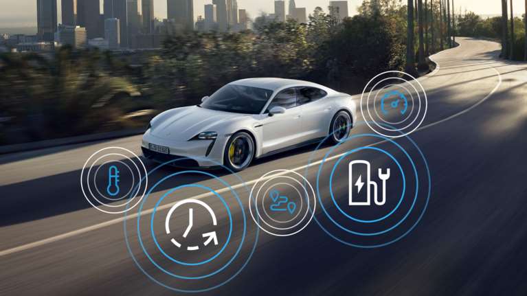 H Porsche αναβαθμίζει την ηλεκτρική Taycan