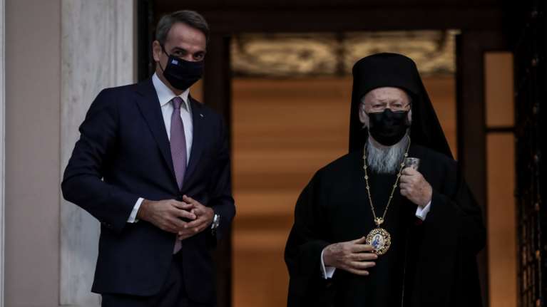 Μητσοτάκης σε Βαρθολομαίο: Στήριξη της Ελλάδας στα δίκαια αιτήματα του Οικουμενικού Θρόνου