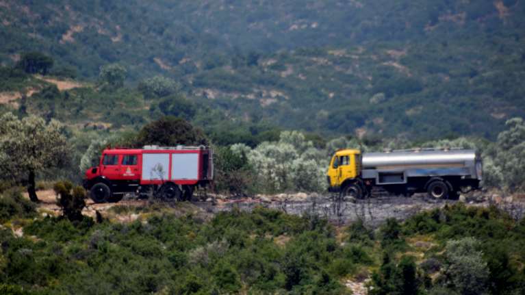Φωτιά σε εξέλιξη στην Κύθνο