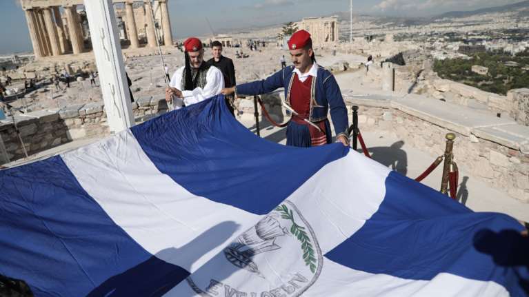 Σακελλαροπούλου για την απελευθέρωση της Αθήνας: Να μην ξαναδούμε ποτέ στην πατρίδα μας υποστηρικτές του ναζισμού