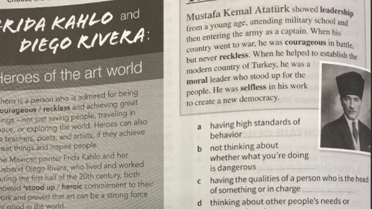 Σάλος στην Κύπρο: Υπόδειγμα &quot;ηγεσίας&quot; ο Κεμάλ Ατατούρκ σε σχολικό βιβλίο