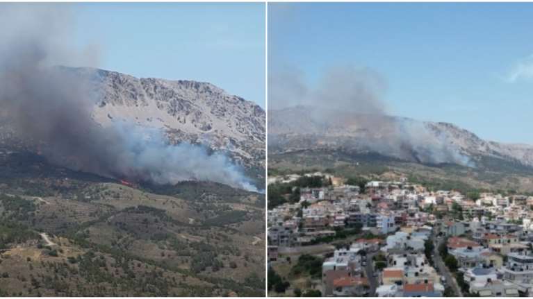 Συναγερμός στη Χίο: Μεγάλη φωτιά στα Ρεστά - Μήνυμα εκκένωσης 112 - Στη μάχη 45 πυροσβέστες, 5 αεροσκάφη, 1 ελικόπτερο