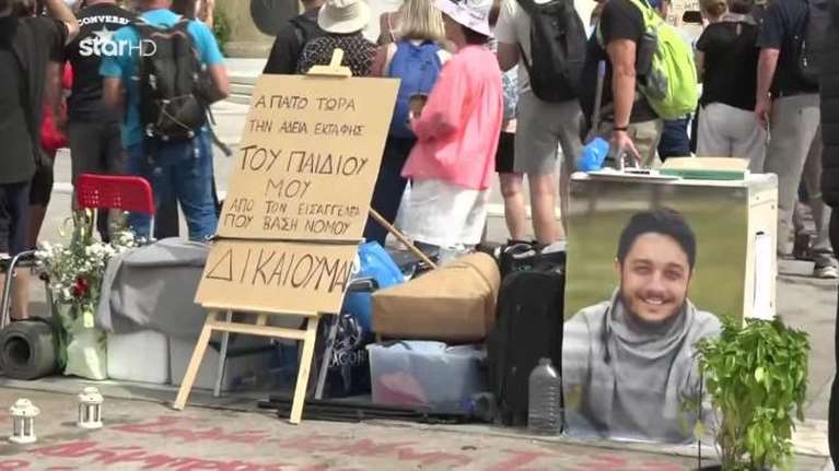 Τέμπη: Πατέρας από το Αίγιο κάνει απεργία πείνας στο πλευρό του Πάνου Ρούτσι