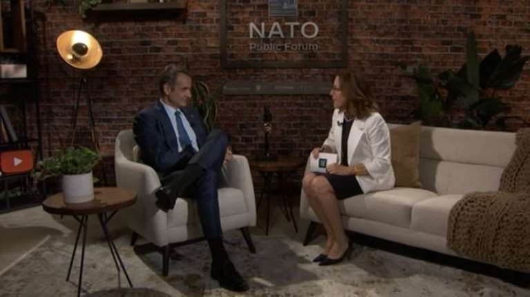 Μητσοτάκης από NATO Public Forum: Η Συμμαχία κατάφερε να επανεφεύρει τον εαυτό της