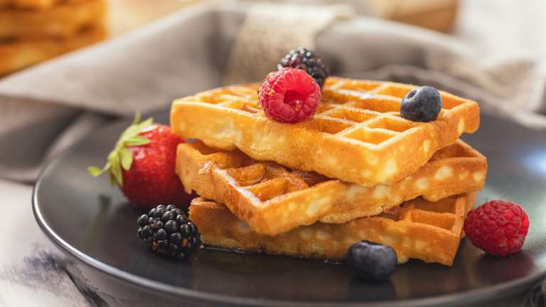 Φανταστικές βάφλες χωρίς ζάχαρη - Μόνο με 3 υλικά