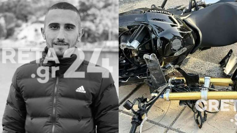 Θρήνος στο Ηράκλειο της Κρήτης για τον χαμό του 25χρονου Νίκου - Η μηχανή του έπεσε σε δέντρο, φορούσε κράνος