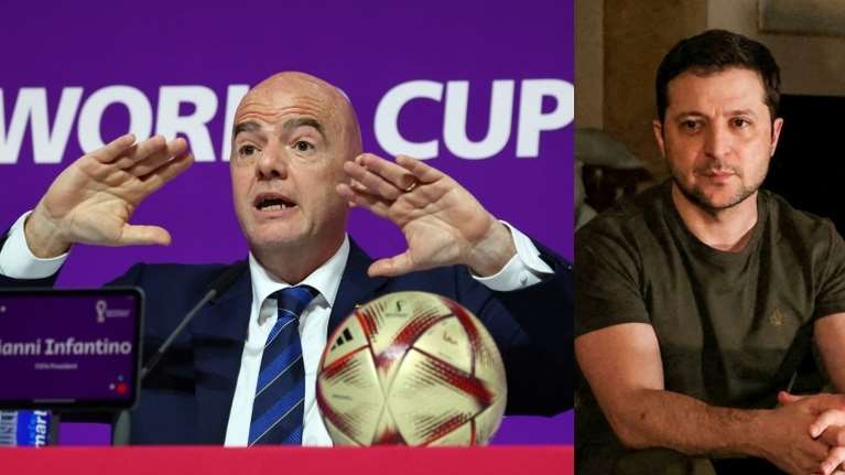 Μουντιάλ 2022: Ο Ζελένσκι ζήτησε να στείλει μήνυμα πριν την έναρξη του τελικού της Κυριακής - Γιατί ο Ινφαντίνο του απάντησε όχι