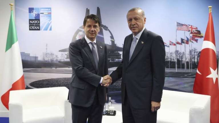 Τηλεφωνική επικοινωνία Κόντε με Ερντογάν για την Ανατ. Μεσόγειο