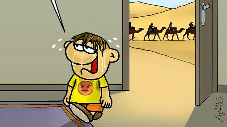 Αρκάς: Η ζεστή καλημέρα του Θανασάκη και το... πουλόβερ